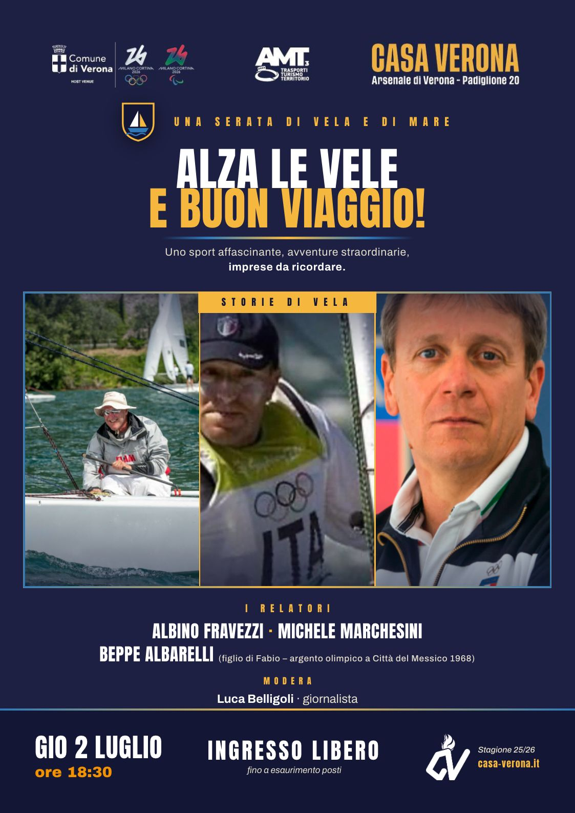 Locandina Alza le vele e buon viaggio