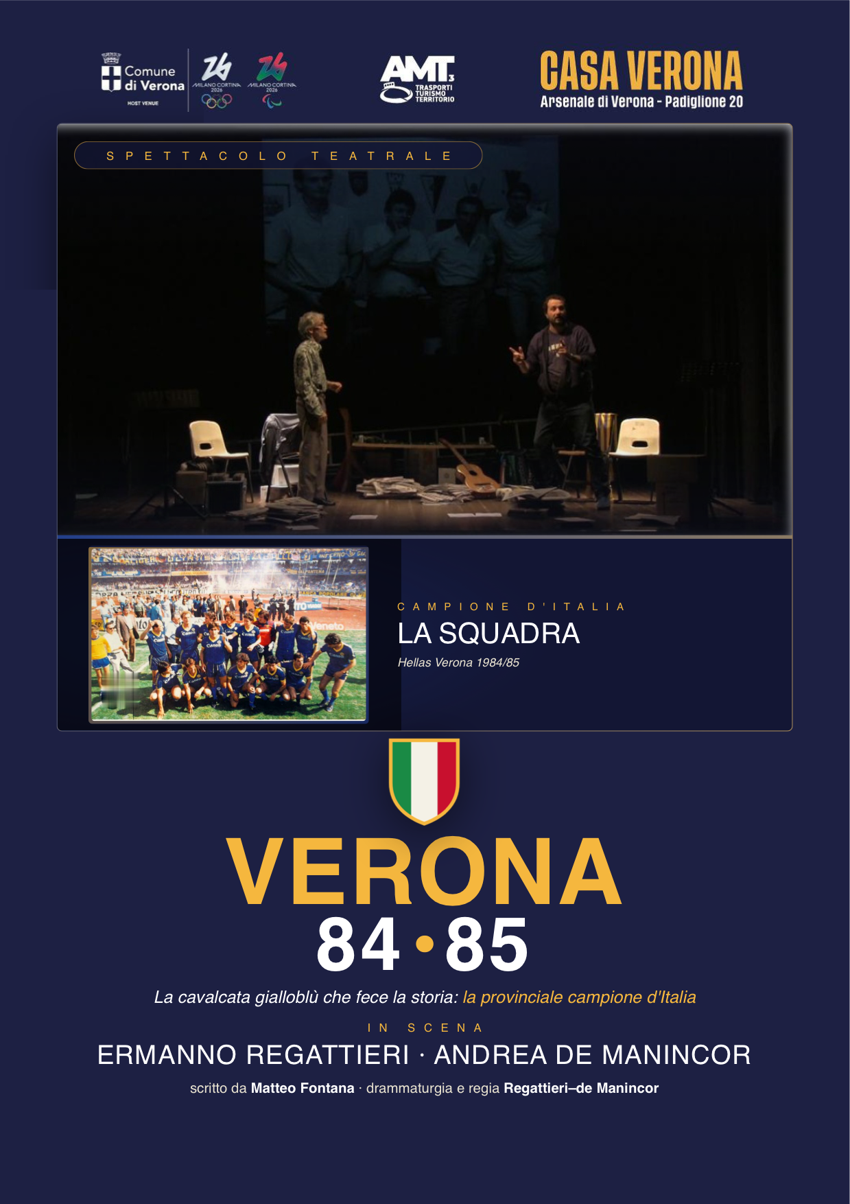 Locandina Il Verona '84/'85