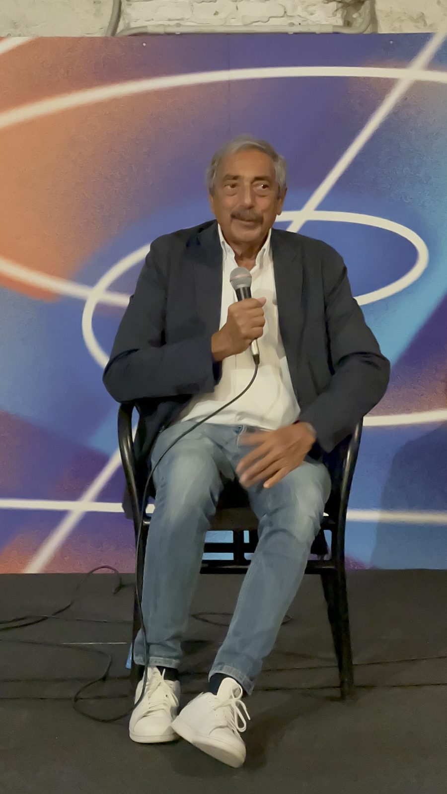 A tu per tu con Marino Bartoletti — Marino Bartoletti sul palco dell'Arsenale