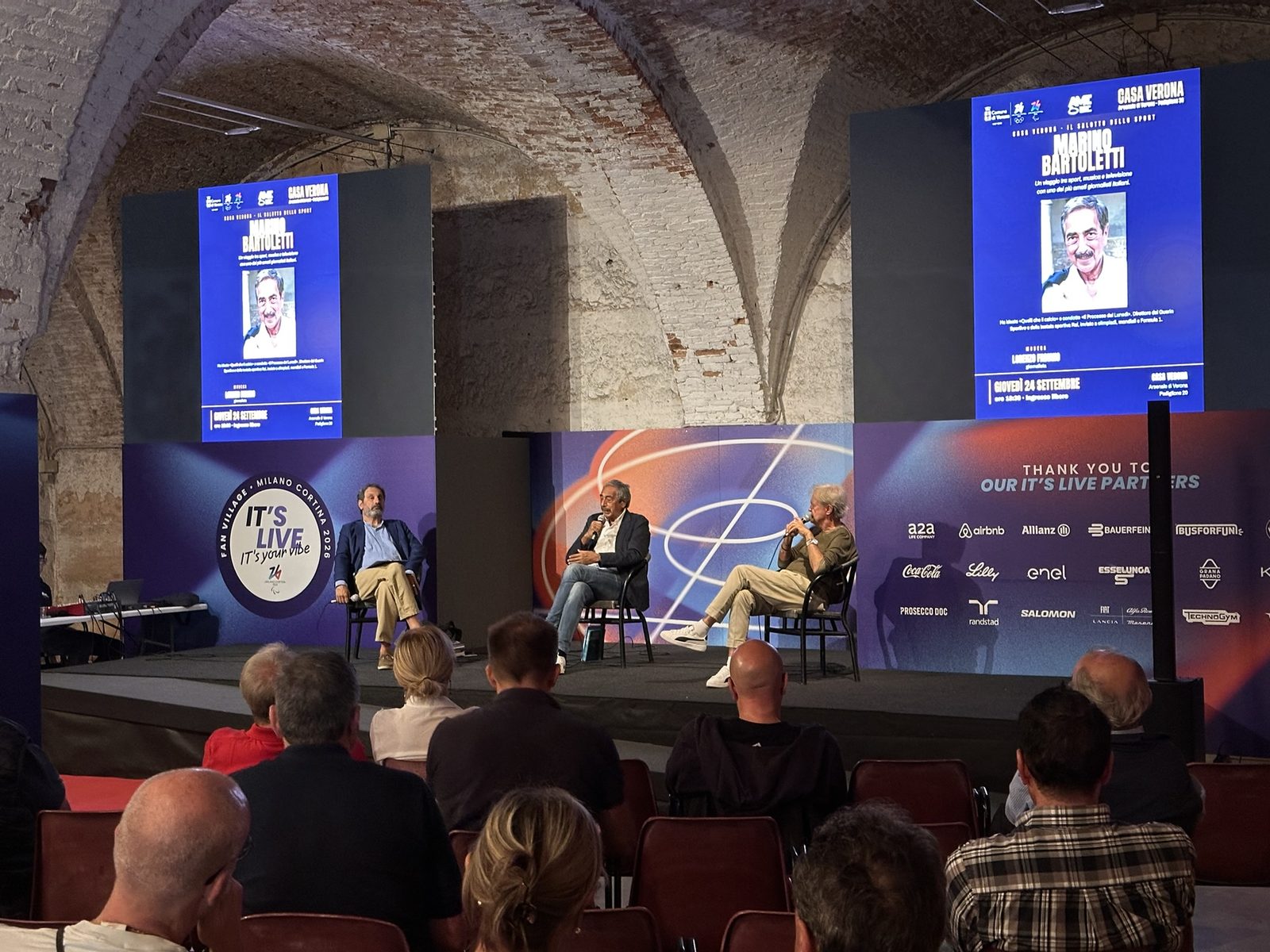 A tu per tu con Marino Bartoletti — il pubblico in sala