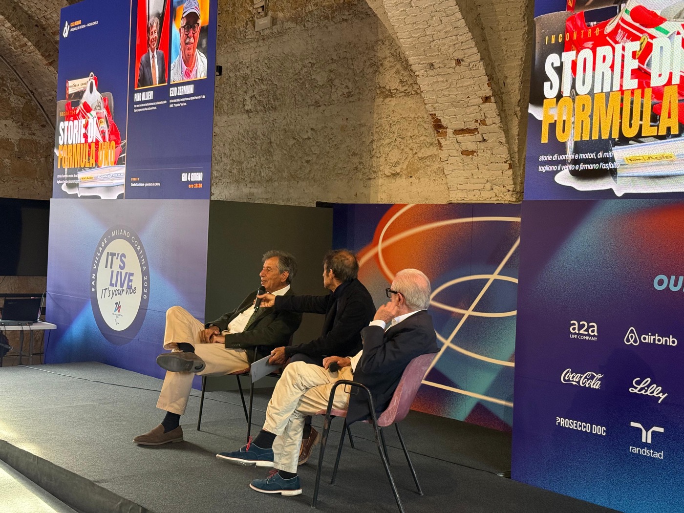 Storie di Formula Uno — il palco