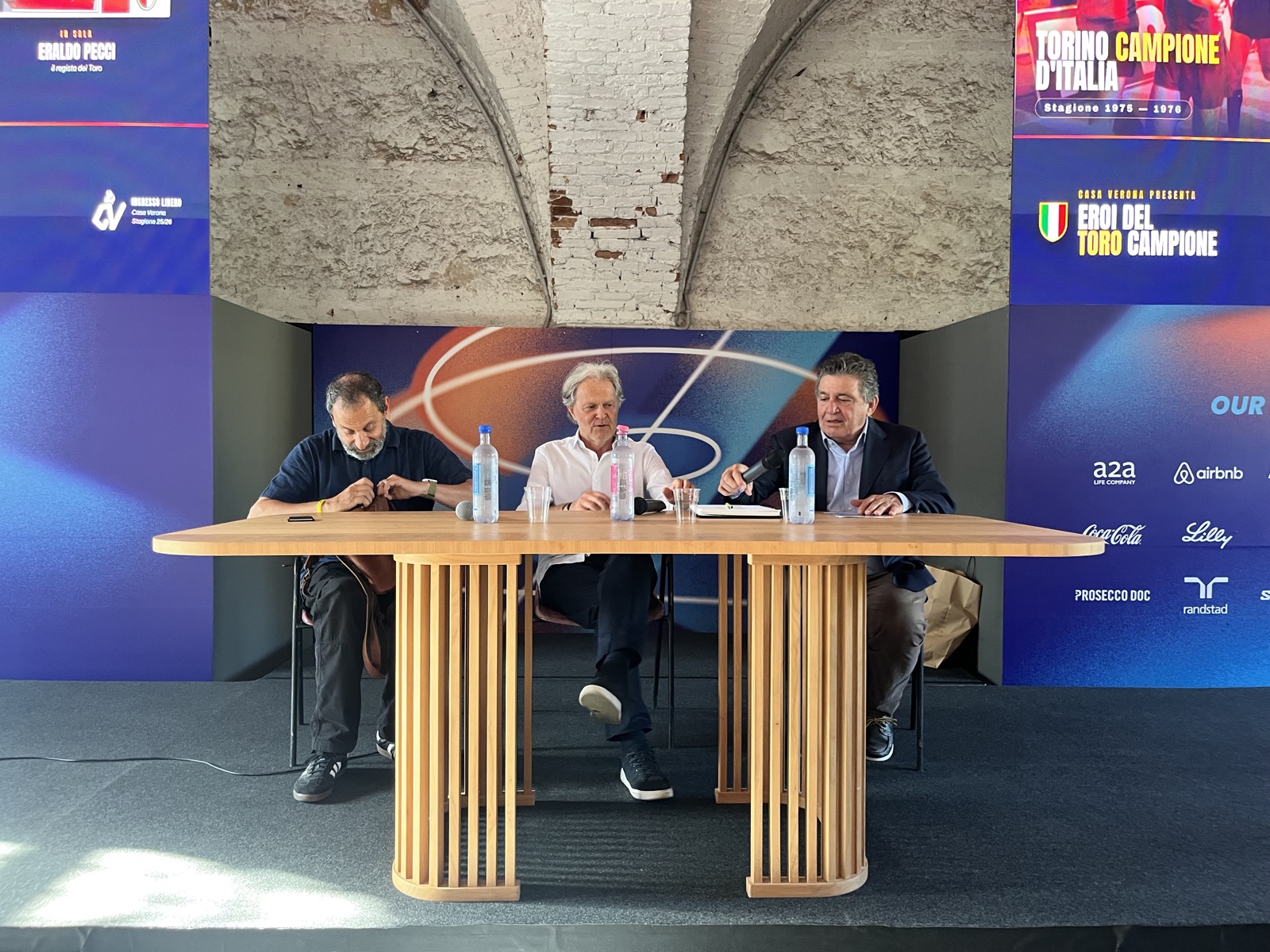 Eroi del Toro — il talk sul palco: lo scudetto granata del 1976 raccontato all'Arsenale